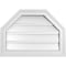 Ekena Millwork Octagonal Top Surface Mount PVC Gable Vent w/ 2"W x 1-1/2"P Brickmould Frame, 22"W x 16"H GVPOT22X1602SF - alternate 1